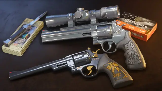 GTA 6: armas e ação (imagem oficial da Rockstar Games)