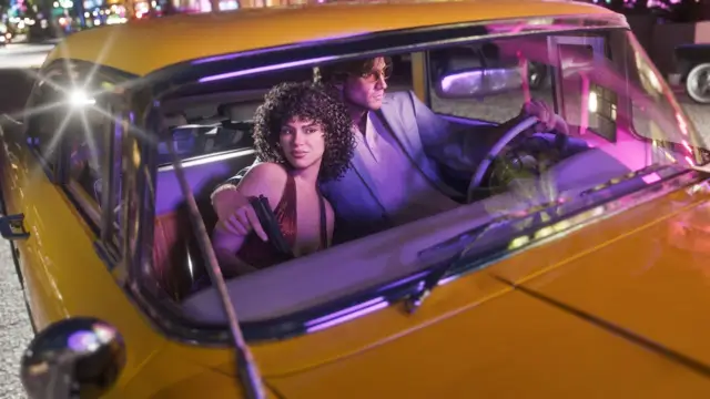 GTA 6: carros e veículos (imagem oficial da Rockstar Games)