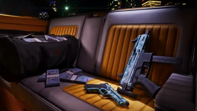 GTA 6: armas e ação (imagem oficial da Rockstar Games)
