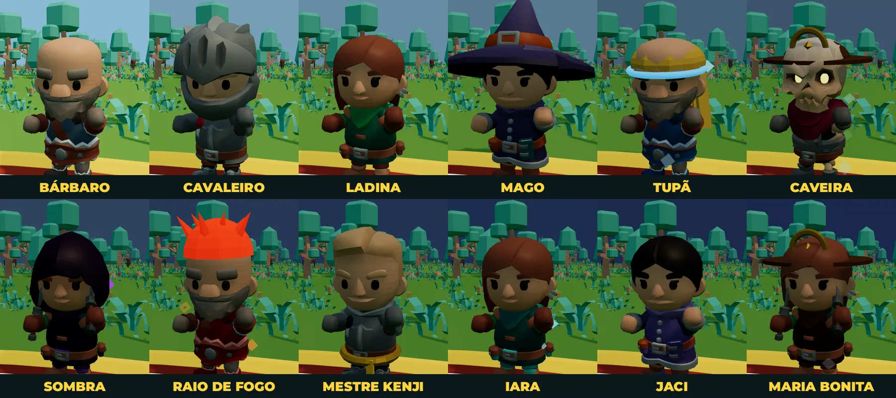 Os 12 lutadores do Aniquilando